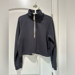 Vuori Women's Sedona Half Zip Pullover Cropped Sweatshirt